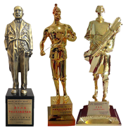 魯班獎(jiǎng)、詹天佑獎(jiǎng)、李春獎(jiǎng)獎(jiǎng)杯